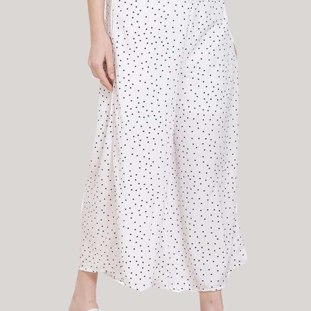 Polka Dot Wide-Leg Pants NWT Sz M from Plains and Prints